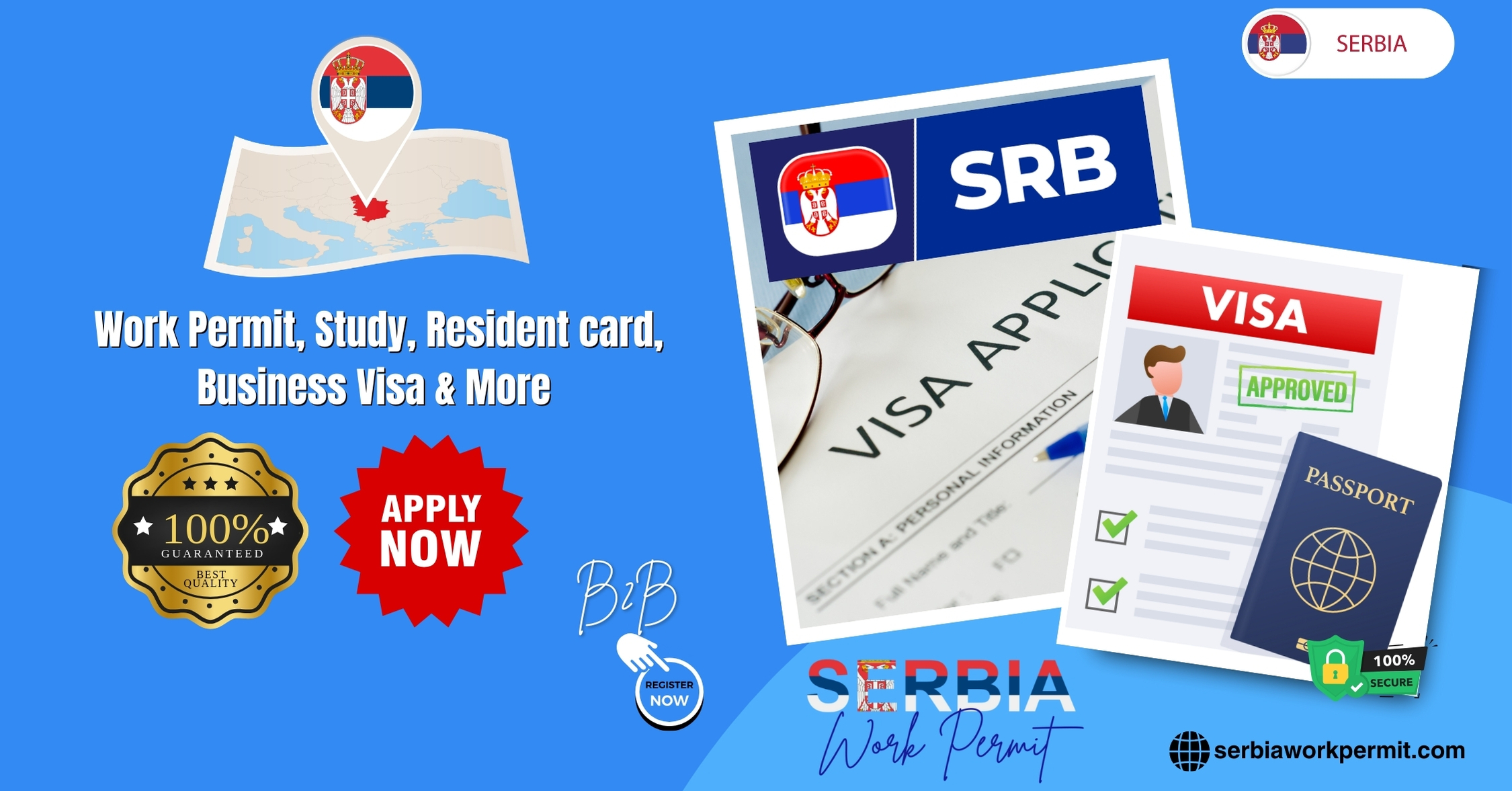 Serbia Work Permit Visa and Business Resident Visa Requirements for Australian Citizens